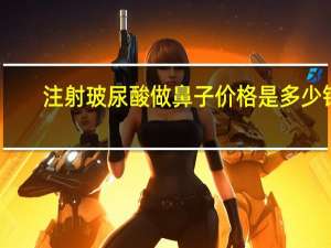 注射玻尿酸做鼻子价格是多少钱，请问医生:隆个鼻子大概要多少钱啊