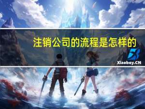 注销公司的流程是怎样的