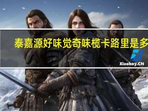 泰嘉源 好味觉奇味榄卡路里是多少