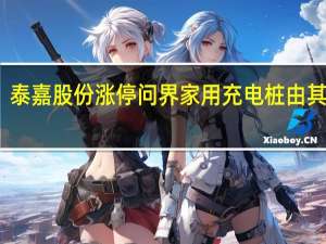 泰嘉股份涨停问界家用充电桩由其独供