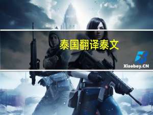 泰国翻译泰文（泰国语言翻译中文）
