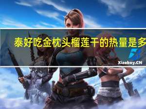 泰好吃 金枕头榴莲干的热量是多少