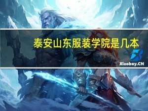 泰安山东服装学院是几本