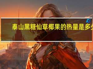 泰山 黑糖仙草椰果的热量是多少