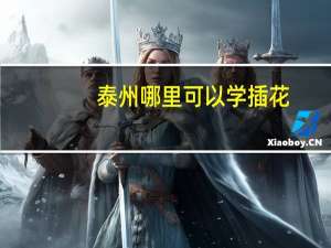 泰州哪里可以学插花