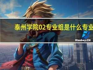 泰州学院02专业组是什么专业