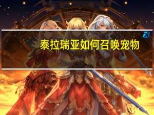 泰拉瑞亚如何召唤宠物