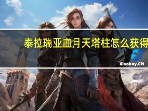 泰拉瑞亚血月天塔柱怎么获得