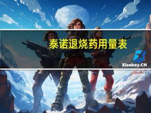 泰诺退烧药用量表（泰诺退烧药怎么样）