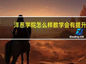 洋葱学院怎么样数学会有提升