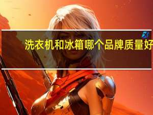 洗衣机和冰箱哪个品牌质量好（冰箱哪个品牌质量好）