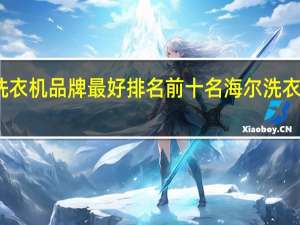 洗衣机品牌最好排名前十名海尔洗衣机价格（海尔洗衣机价格）