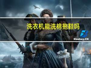 洗衣机能洗棉拖鞋吗