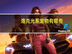 洛克光系宠物有哪些