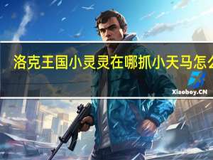 洛克王国小灵灵在哪抓小天马怎么抓（洛克王国小灵灵）