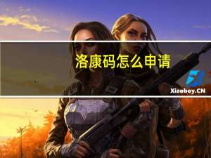 洛康码怎么申请