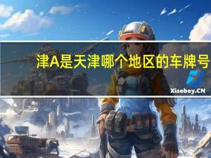 津A是天津哪个地区的车牌号