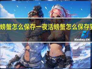 活螃蟹怎么保存一夜 活螃蟹怎么保存到第二天