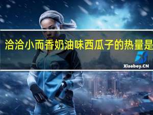 洽洽 小而香奶油味西瓜子的热量是多少