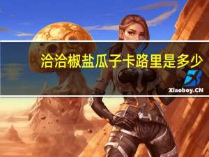 洽洽 椒盐瓜子卡路里是多少