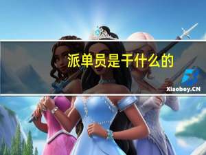 派单员是干什么的
