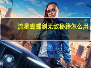 流星蝴蝶剑无敌秘籍怎么用（流星蝴蝶剑无敌秘籍）