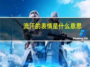 流汗的表情是什么意思