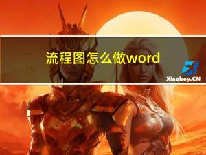 流程图怎么做word（流程图怎么做）