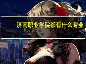 济南职业学院都有什么专业