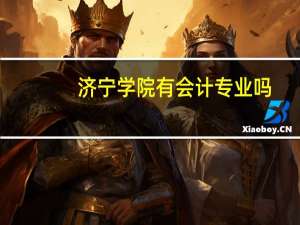 济宁学院有会计专业吗