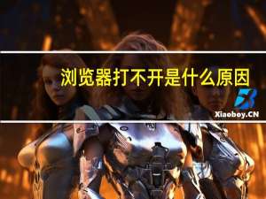 浏览器打不开是什么原因（浏览器打不开）