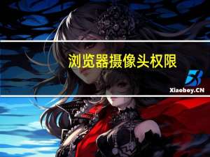 浏览器摄像头权限