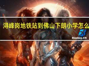 浔峰岗地铁站到佛山下朗小学怎么坐车