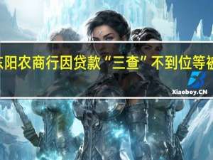 浙江东阳农商行因贷款“三查”不到位等被罚140万元