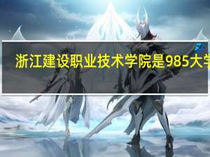 浙江建设职业技术学院是985大学吗