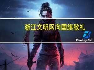 浙江文明网向国旗敬礼