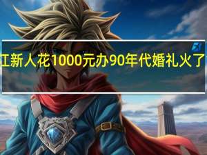 浙江新人花1000元办90年代婚礼火了 简约风尚，幸福不减