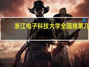 浙江电子科技大学全国排第几
