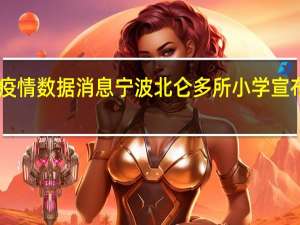 浙江省最新疫情数据消息 宁波北仑多所小学宣布1月4日停课一天，已做好网课准备