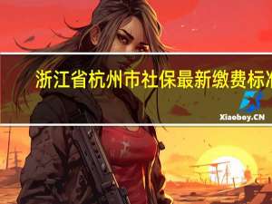 浙江省杭州市社保最新缴费标准
