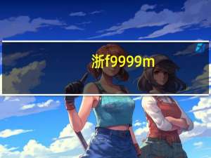 浙f9999m（浙f590c8）