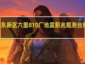 浦东新区六里810厂地震前兆观测台观测项目
