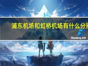 浦东机场和虹桥机场有什么分别？
