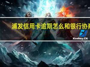浦发信用卡逾期怎么和银行协商