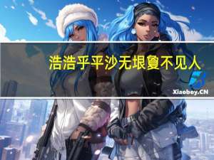 浩浩乎平沙无垠夐不见人