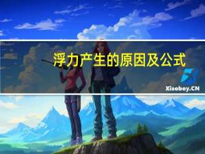 浮力产生的原因及公式（浮力产生的原因）