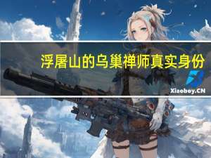 浮屠山的乌巢禅师真实身份（浮屠山）
