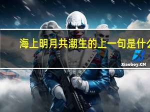 海上明月共潮生的上一句是什么