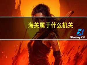 海关属于什么机关