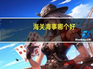 海关海事哪个好